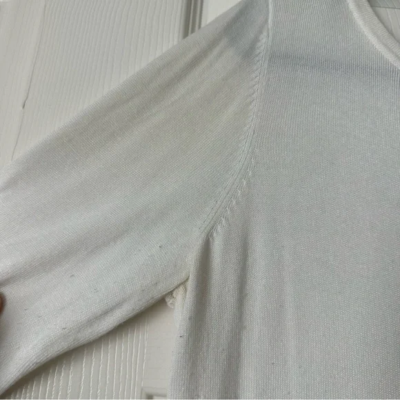 WHBM French Bulldog 3/4 sleeve sweater - Picture 4 of 4